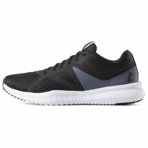 Buty Treningowe Damskie Reebok Flexagon Fit Czarne/Białe/Szare PL 75TJGIR